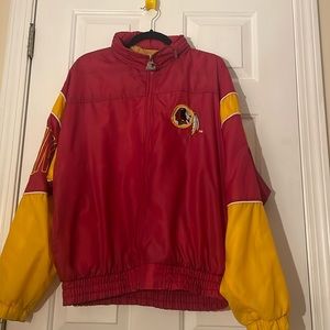 Vintage 90s Washington Redskins Starter Windbreaker Jacket.